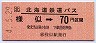 北海道鉄道バス★様似→70円(平成4年)