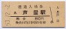 東海道本線・芦屋駅(80円券・昭和53年)