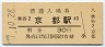 東海道本線・京都駅(30円券)