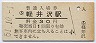 信越本線・軽井沢駅(30円券・昭和51年)