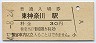 東海道本線・東神奈川駅(30円券・昭和47年)