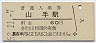 根岸線・山手駅(60円券・昭和52年)
