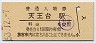 常磐線・天王台駅(60円券・昭和53年)