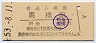 常磐線・馬橋駅(60円券・昭和53年)