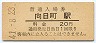 東海道本線・向日町駅(20円券・昭和41年)