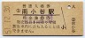 大糸線・南小谷駅(30円券・昭和51年)