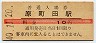 横浜線・原町田駅(10円券・昭和40年)