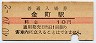 常磐線・金町駅(10円券・昭和40年)