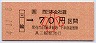 三輪→70円(平成4年・小児)