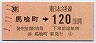 馬喰町→120円(平成元年)