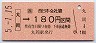 丸岡→180円(平成5年)