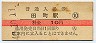 東海道本線・田町駅(10円券・昭和40年)