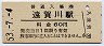 鹿児島本線・遠賀川駅(60円券・昭和53年)1221