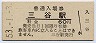 山口線・三谷駅(60円券・昭和53年)