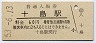 身延線・十島駅(60円券・昭和53年)