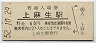 高山本線・上麻生駅(60円券・昭和52年)