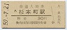 阪和線・杉本町駅(30円券・昭和50年)