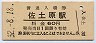 日豊本線・佐土原駅(60円券・昭和52年)