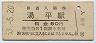 ナンバー１★久大本線・湯平駅(60円券・昭和53年)