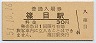 山口線・篠目駅(30円券・昭和51年)