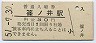 信越本線・篠ノ井駅(30円券・昭和51年)