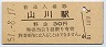 指宿枕崎線・山川駅(30円券・昭和51年)