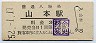 筑肥線・山本駅(30円券・昭和52年)