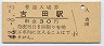越後線・吉田駅(30円券・昭和48年)