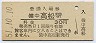 吉備線・備中高松駅(30円券・昭和51年)