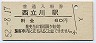 青梅線・西立川駅(60円券・昭和52年)