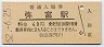 関西本線・弥富駅(60円券・昭和52年)