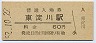 東海道本線・東淀川駅(60円券・昭和52年)