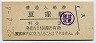 常磐線・亘理駅(30円券・昭和52年)