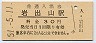 陸羽東線・岩出山駅(30円券・昭和51年)