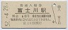 東海道本線・富士川駅(60円券・昭和52年)
