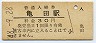 信越本線・亀田駅(30円券・昭和48年)