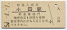 米坂線・小国駅(30円券・昭和51年)