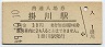 東海道本線・掛川駅(30円券・昭和49年)