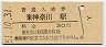 東海道本線・東神奈川駅(30円券・昭和51年)