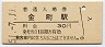 常磐線・金町駅(30円券・昭和51年)