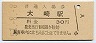山手線・大崎駅(30円券・昭和51年)