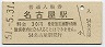 東海道本線・名古屋駅(30円券・昭和51年)