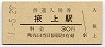 和歌山線・掖上駅(30円券・昭和51年)