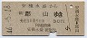 仙台印刷・青地紋★安積永盛→郡山(昭和46年・30円)