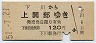 札幌印刷・廃線★下川→上興部(昭和51年・120円)