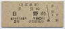 近江鉄道・旧地紋★多賀→日野(2等180円)