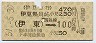 伊豆急★伊豆熱川から伊東→100円(昭和51年)