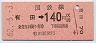 門司印刷★有田→140円(昭和62年)