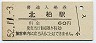 常磐線・北柏駅(60円券・昭和52年)