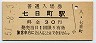 只見線・七日町駅(30円券・昭和51年)